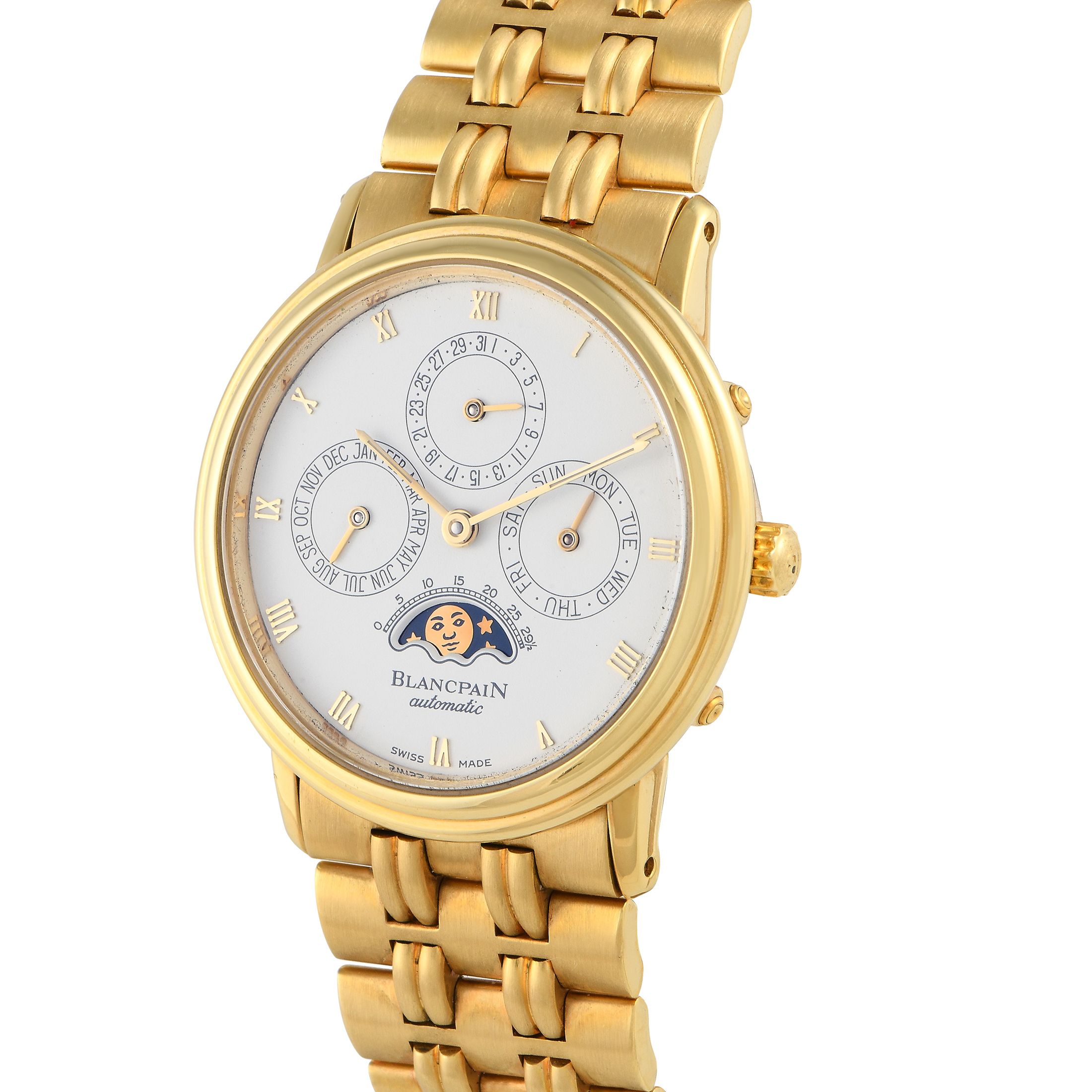 Blancpain Villeret Perpetual Calendar Watch 5895-1418-55B