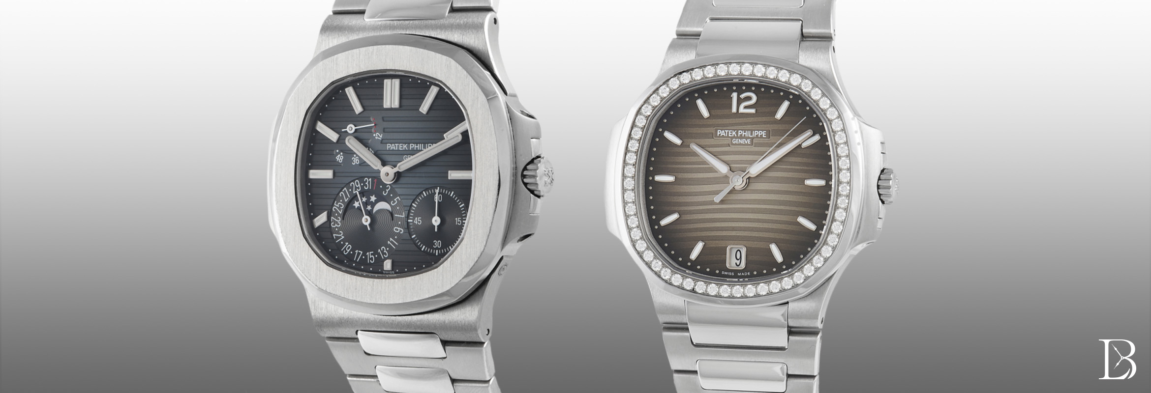 Patek Philippe Nautilus 5712 and 7118 models