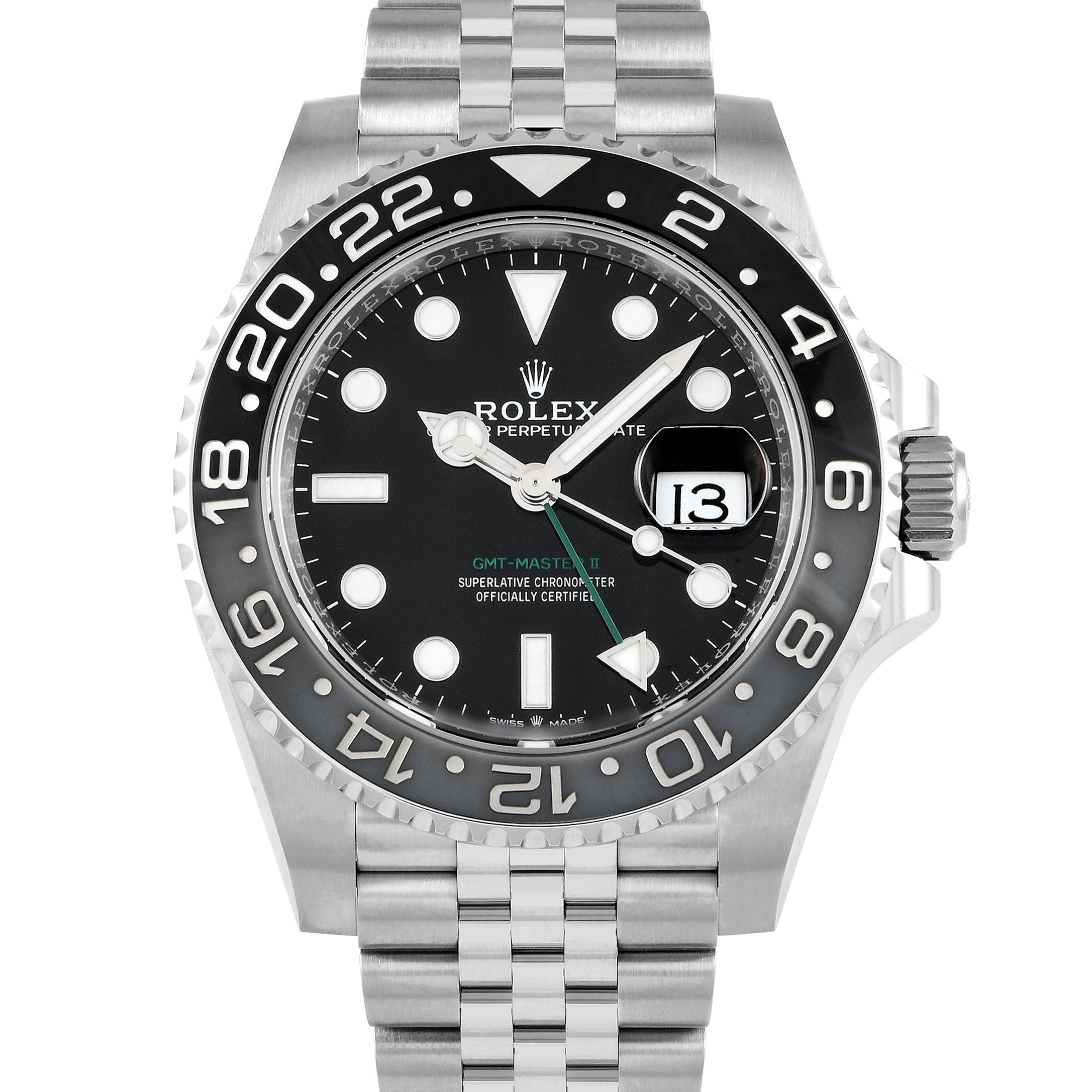 RRolex GMT-Master II Watch 126710GRNR Jubilee